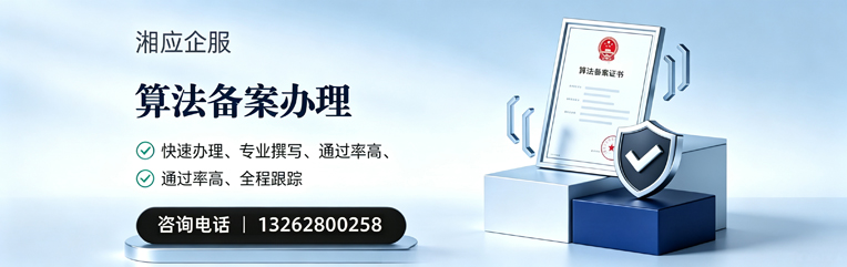 长春算法备案申报服务