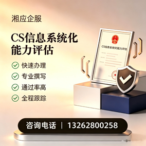 长春CS信息系统化能力评估申报服务
