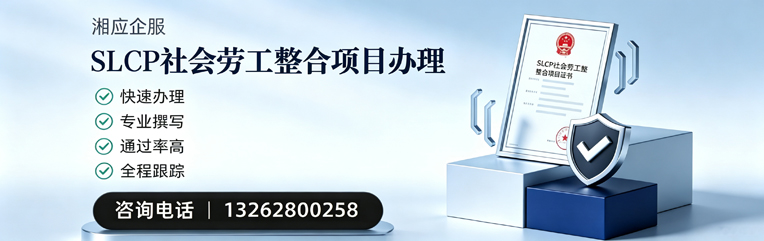 长春SLCP社会劳工整合项目申报服务