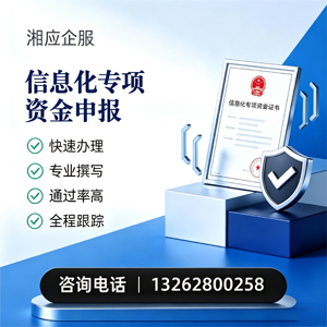 长春信息化专项资金申报服务